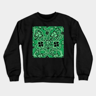 Celtic Clover Crewneck Sweatshirt